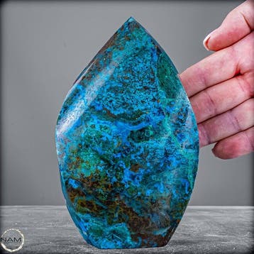 Azuriet-Malachiet-Chrysocolla vrijvorm – Een meesterwerk van