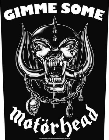 Motörhead - Gimme Some - Rugpatch officiële merchandise, Ophalen of Verzenden, Nieuw, Kleding