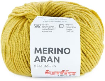 Katia Merino Aran - 116 Citroengeel - Merinogaren, Ophalen of Verzenden, Nieuw