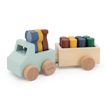 Trixie houten speelgoedauto met die van €24,95 voor €12,47, Ophalen of Verzenden, Nieuw