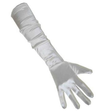 Lange gala handschoenen wit - Party handschoenen, Ophalen of Verzenden, Nieuw