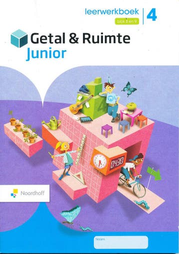 Getal en Ruimte Junior leerwerkboek blok 8 en 9 groep 4 (per, Verzenden, Nieuw