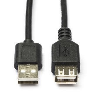 USB-A Verlengkabel – USB-A Male naar USB-A Female –, Ophalen of Verzenden, Nieuw