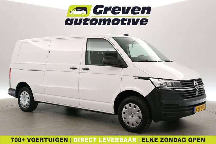 Volkswagen Transporter 2.0 TDI L2H1  Airco  Cruise  Carplay, Auto's, Bestelauto's, Te koop, Handgeschakeld, Diesel, Wit, Volkswagen