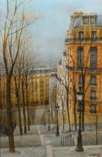 André Renoux (1939-2002) - Rue Foyatier-Paris