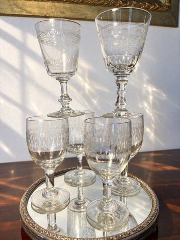 Champagneglas (6) - Kristal