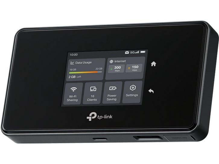 TP-Link M8550 - 5G LTE - WiFi 6E mobiele router - 4700 mAh, Computers en Software, Routers en Modems, Nieuw, Verzenden
