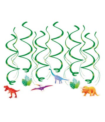 Swirls Dinosaurus Decoratie (12st), Ophalen of Verzenden, Nieuw