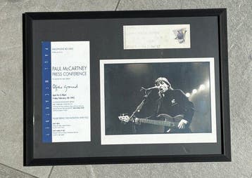 Paul McCartney - Photo, Exclusive invites to tour-rehearsal, Nieuw in verpakking