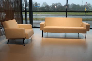 Havee Cloak Bay 3 zits (202cm)+1 zits (89cm) stof Amdal 110, Nieuw, Stof, Design, Modern