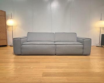 Fest Amsterdam 3-Zits Bank Kvadrat Lichtgrijs Nieuwstaat, Design Bankstellen Fest Amsterdam, 100 tot 125 cm, Driepersoons, Ophalen of Verzenden
