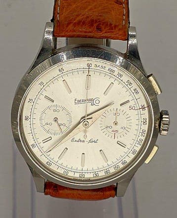 Eberhard & Co - Stahl Chronograph Extra Fort - Kaliber 14000, Nieuw