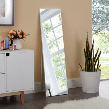 [en.casa] Spiegel vrijstaand Barletta verstelbaar 150,6x35,6, Huis en Inrichting, Woonaccessoires | Spiegels, Verzenden, Nieuw