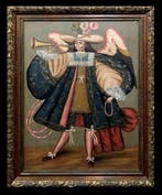 École du Pérou (XX) - La Trompette de Jérémie, Antiek en Kunst