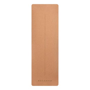 BALANCE Yoga Mat Kurk en Natuur Rubber Duurzaam Comfortabel, Ophalen of Verzenden, Nieuw