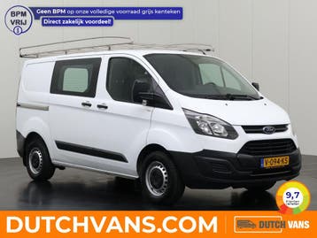 Ford Transit Custom 2.0TDCI Bestelbus 2018 L1 H1 Diesel, Auto's, Euro 6, Wit, Nieuw, Dealer onderhouden
