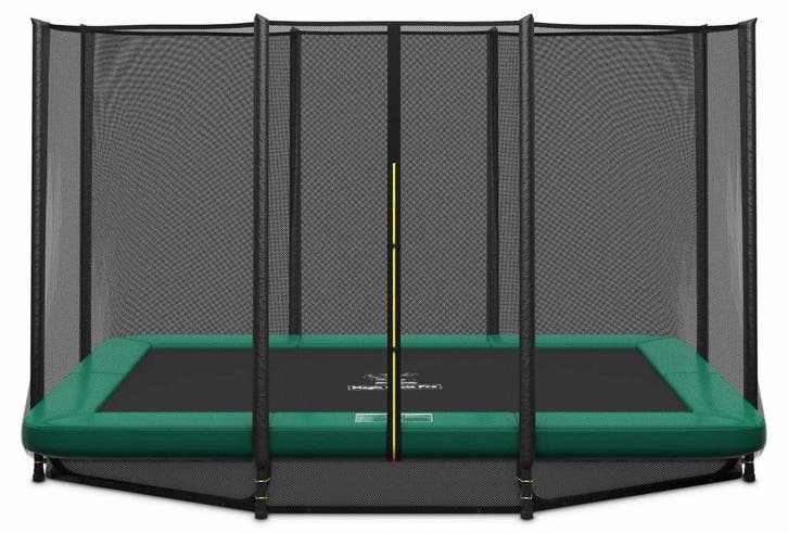 Ingraaf Trampoline Magic Circle Pro 214 x 305 cm Groen met, Kinderen en Baby's, Speelgoed | Buiten | Trampolines, Nieuw, Ophalen of Verzenden