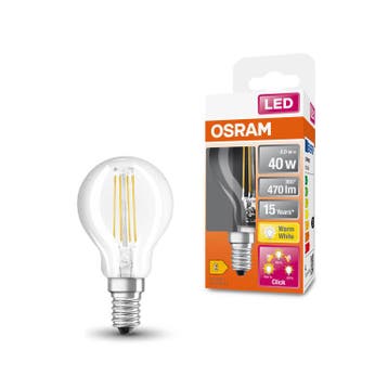 OP=OP Osram LED Kogellamp E14 4W/827 470lm | 3-staps dimbaar, Ophalen of Verzenden, Nieuw