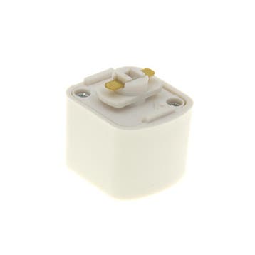 1-FASE RAIL SQUARE ADAPTER WIT, Nieuw