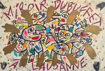 Bruno Donzelli (1941) - Miroir Dubuffet à Lausanne