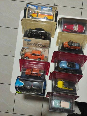 Welly, Solido 1:43 - Modelbouwdoos (10) - Citroen Visa, DS,, Nieuw