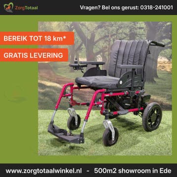 Elektrische rolstoel - Vermeiren Verso met extra lange rug, Ophalen of Verzenden, Gebruikt, Elektrische rolstoel