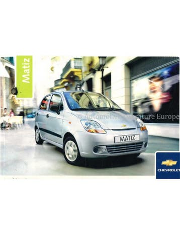 2006 CHEVROLET MATIZ INSTRUCTIEBOEKJE NEDERLANDS, Auto diversen