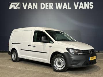 Volkswagen Caddy 2.0 TDI L2H1 Maxi Euro6 Airco | Cruisecontr, Stof, Gebruikt, Volkswagen, Wit