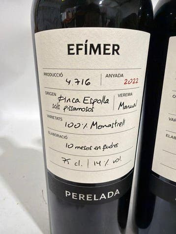 2022 Perelada, Efímer - Empordà - 3 Flessen (0.75 liter), Nieuw