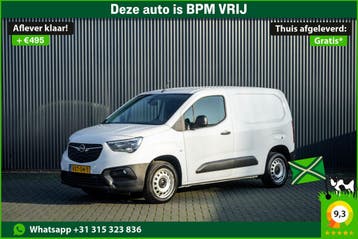 Opel Combo **1.5D L1H1 | Cruise | Airco | Automaat | Stuurve, Automaat, Stof, Gebruikt, Wit