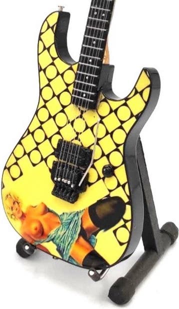 Miniatuur replica G+L Blue Dress gitaar - Alice in Chains, Ophalen of Verzenden, Nieuw, Pop, Beeldje of Miniatuur