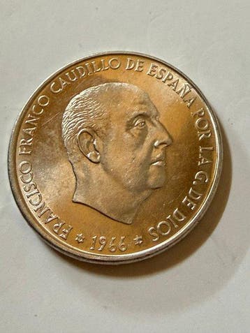 Spanje. Francisco Franco. 100 Pesetas 1966*70 (Zonder