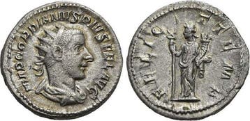 Denar 238-244 n Chr Rom Gordianus Iii 238-244 n Chr, Verzenden