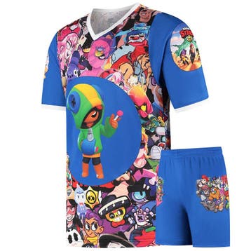 Brawl Stars Shirt en Broekje - Voetbaltenue - Kinderen, Sport en Fitness, Voetbal, Verzenden, Nieuw