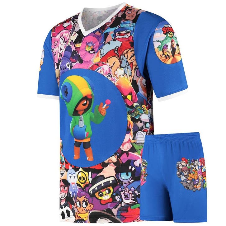 Brawl Stars Shirt en Broekje - Voetbaltenue - Kinderen, Sport en Fitness, Voetbal, Nieuw, Verzenden