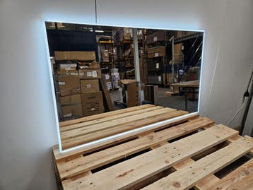 Spiegel Sanilux Mirror Infinity 120 x 70 x 4,1 cm LED, Ophalen of Verzenden, Nieuw, Glas, Bad