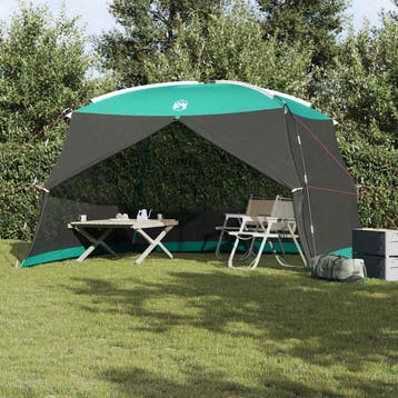 vidaXL Muskietentent met dak Zeegroen 380 x 380 x 225 cm, Verzenden, Nieuw, Tot en met 2