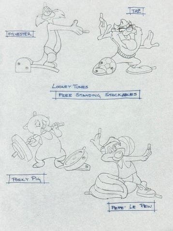 Warner Bros. - Oorspronkelijke concepttekening (1996) -, Cd's en Dvd's, Nieuw in verpakking