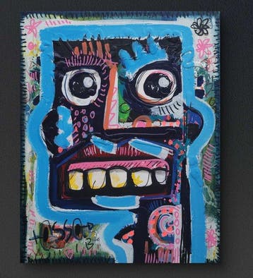 Denis Osso (XX) - Face to Face, Antiek en Kunst, Kunst | Schilderijen | Modern