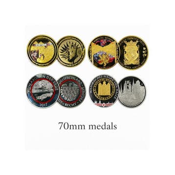 Europa. large Medals Germany, Czech Velvet Revolution, VE