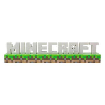 Minecraft Light Logo 41 cm (Thema, New & Pre-orders), Verzenden, Zo goed als nieuw