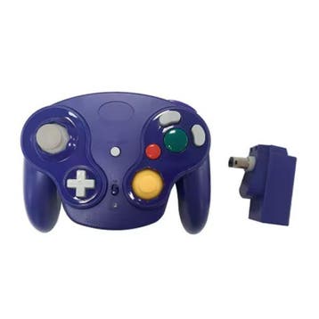 GameCube Controller Draadloos - Wavebird Wireless - Paars -, Ophalen of Verzenden, Zo goed als nieuw