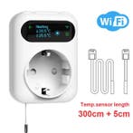 WiFi Thermostaat Stopcontact 16A Slimme Controller Sensor, Doe-het-zelf en Verbouw, Thermostaten, Verzenden, Nieuw