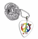 Plectrum ketting of sleutelhanger van het vredesteken, Ophalen of Verzenden, Nieuw