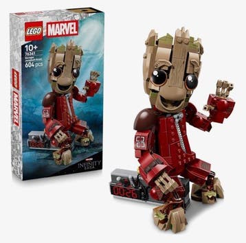 Lego Set - 76341 - Marvel - Ravager Jumpsuit Groot, Nieuw