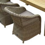 Chester dining tuinstoel bruin, Tuin en Terras, Ophalen of Verzenden, Nieuw, Wicker