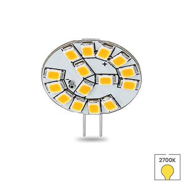 LED lamp G4 12V | 2.5W 2700K 250 lumen | vervangt 25 Watt, Verzenden, Nieuw, Led-lamp