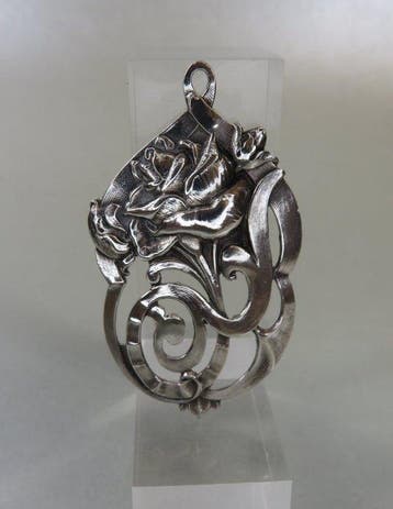 Zilver, Alex Meijer, Schoonhoven - Hanger - Jugendstil, Antiek en Kunst