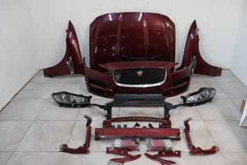jaguar f-pace x761 voorbumper compleet inclusief motorkap en, Verzenden, Gebruikt