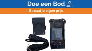 Bieden: Icom Leather Carrying Case for, Ophalen of Verzenden, Nieuw, Communicatie